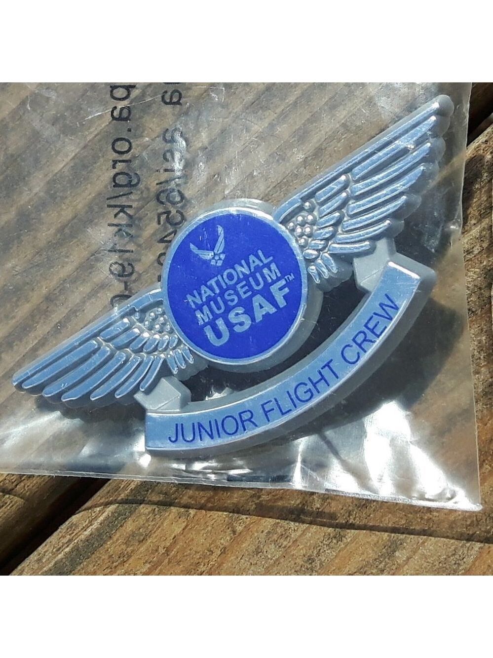National Museum USAF Junior Flight Crew Pin Badge